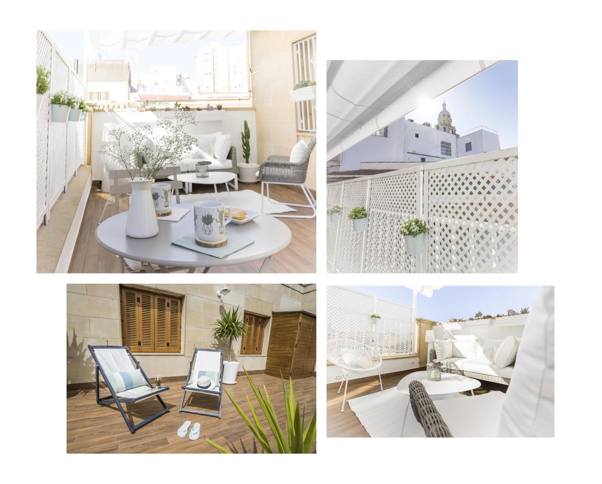 Апартаменти Atico Chic Fontes Junto A La Catedral Мурсія Екстер'єр фото